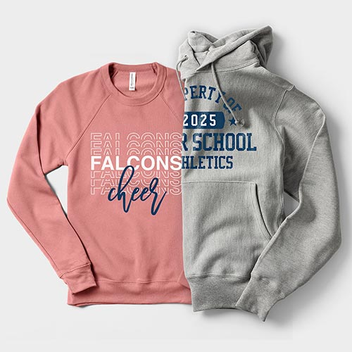 Custom Sweatshirts & Hoodies