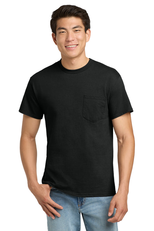 Gildan - Ultra Cotton 100% US Cotton T-Shirt with Pocket. 2300