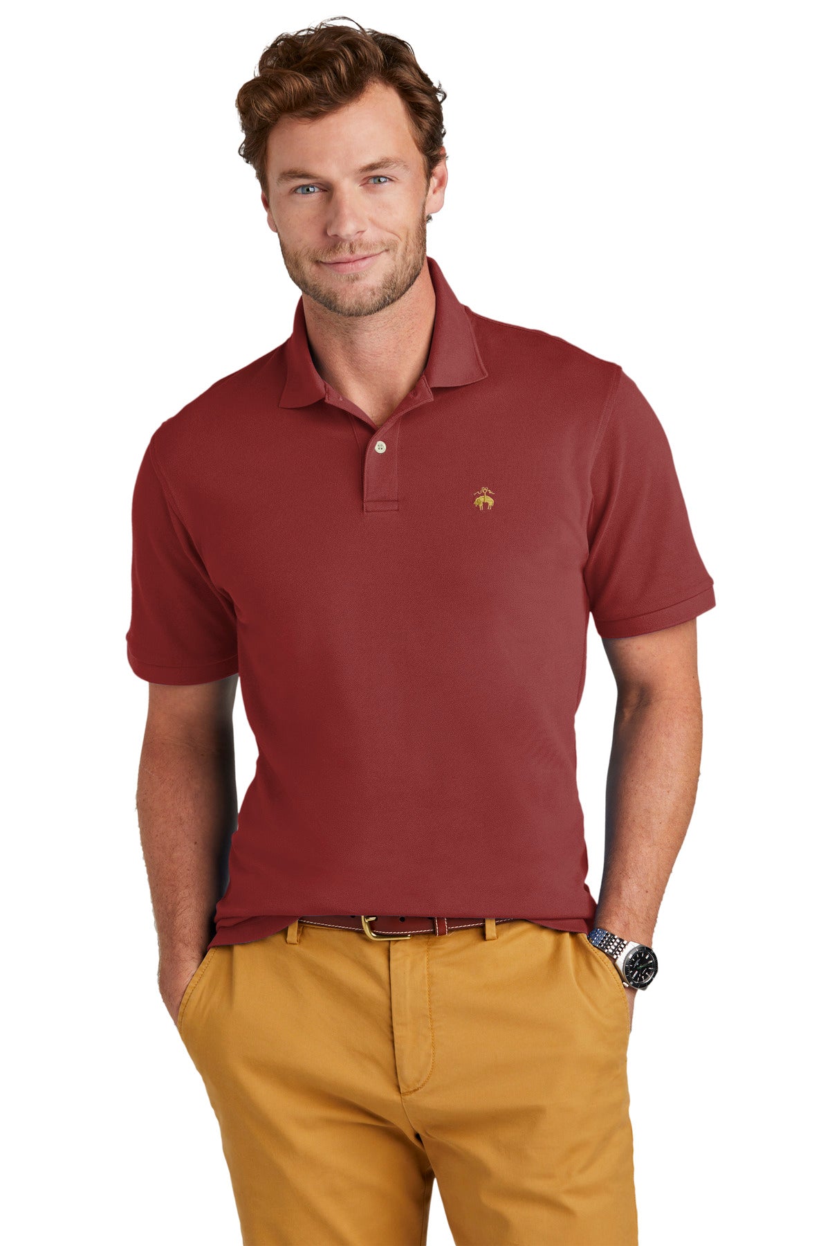 Brooks Brothers   Pima Cotton Pique Polo BB18200