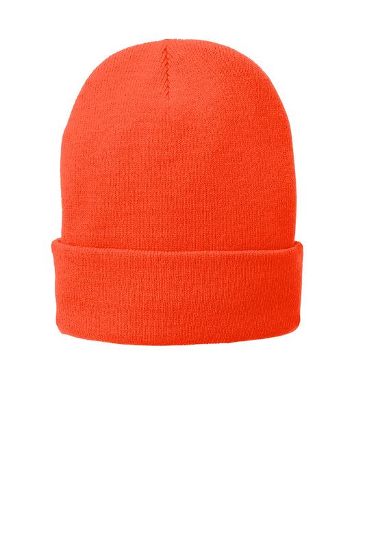 Port & Co Fleece-Lined Knit Cap. CP90L