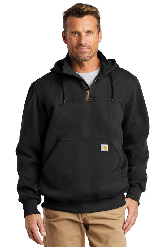 Carhartt    Rain Defender    Paxton Heavyweight Hooded Zip Mock Sweatshirt. CT100617