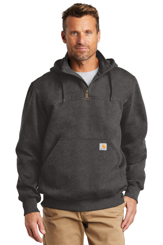 Carhartt    Rain Defender    Paxton Heavyweight Hooded Zip Mock Sweatshirt. CT100617