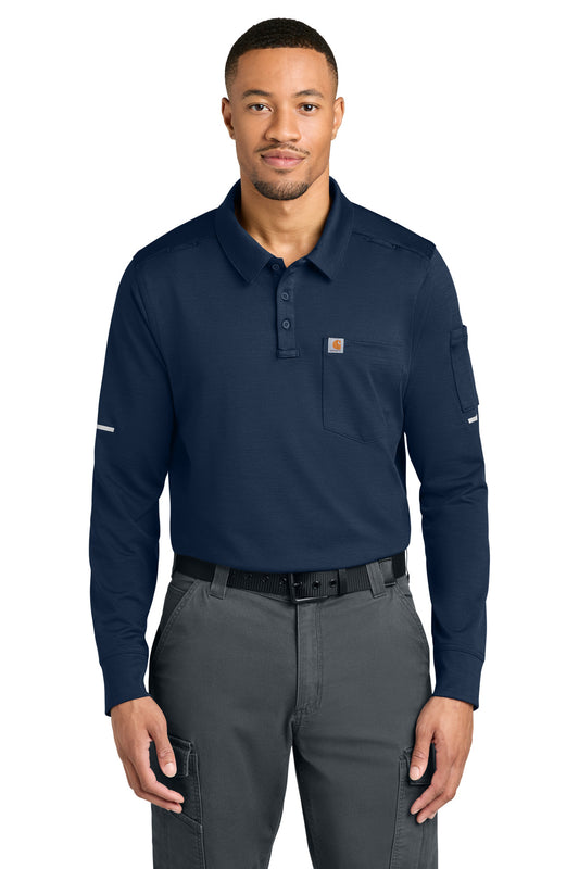 Carhartt ® FLD & RSCU Long Sleeve Polo CTC16129 | Add Your Logo