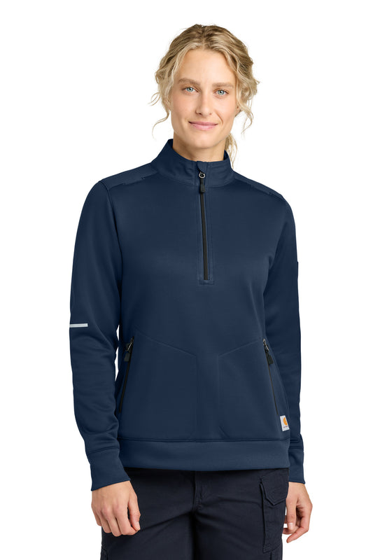 Carhartt ® Women's FLD & RSCU 1/2-Zip Mid-Layer CTC82912 | Add Your Logo
