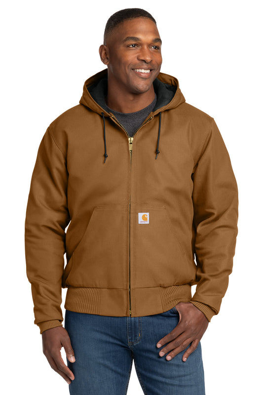 Carhartt Tall Quilted-Flannel-Lined Duck Active Jac. CTT106677