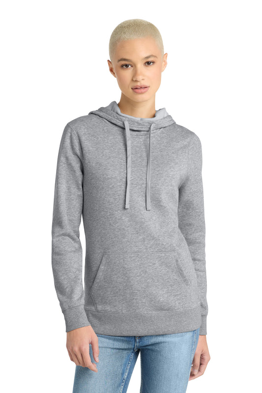 District Women's Lightweight Fleece Hoodie. DM493
