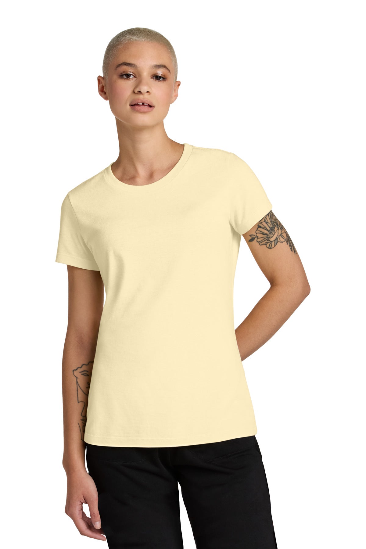 District ® Women's Perfect Weight ® CVC Tee DT188 | Add Your Logo