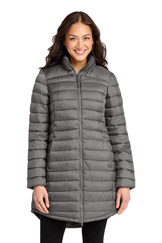 Port Authority Women's Horizon Puffy Long Jacket L365