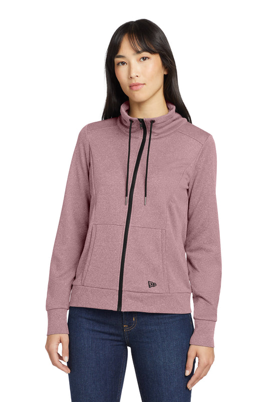 New Era ® Women's Performance Terry Full-Zip Cowl LNEA530 | Add Your Logo