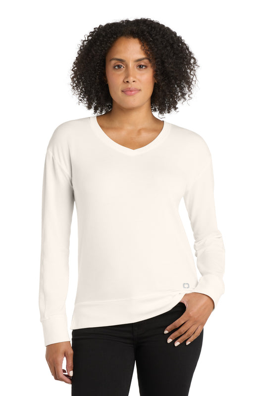OGIO Women's Luuma Flex Long Sleeve V-Neck LOG825