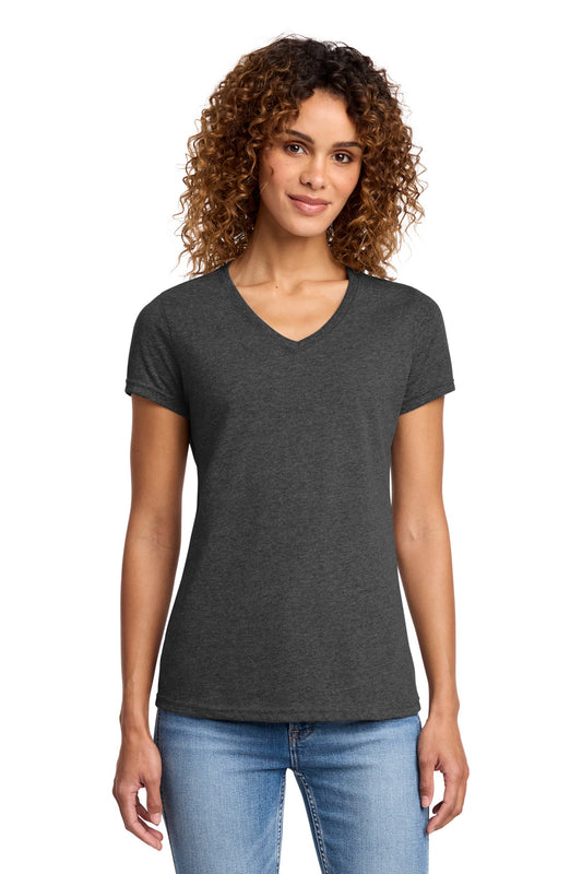 Port & Co Women's Fan Favorite Blend V-Neck Tee. LPC455V