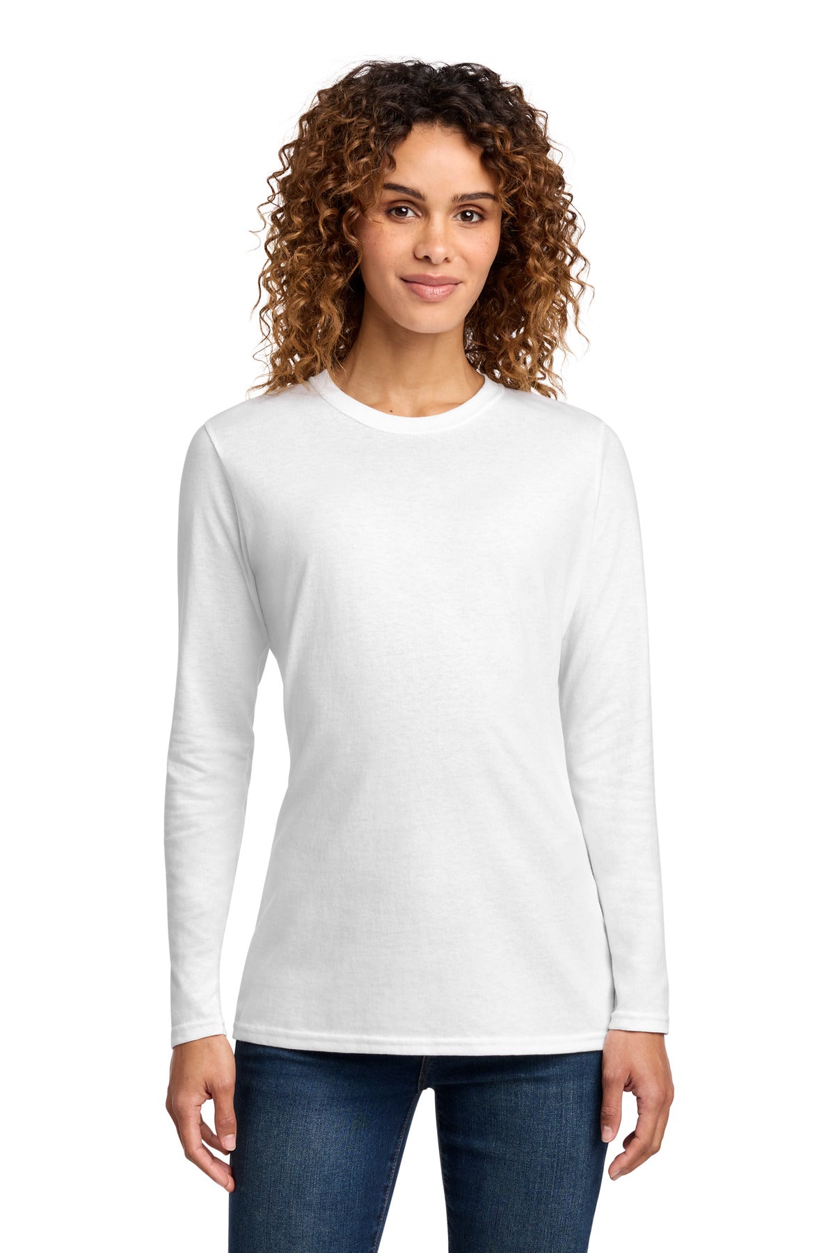 Port & Co Women's Long Sleeve Core Cotton Tee LPC54LS