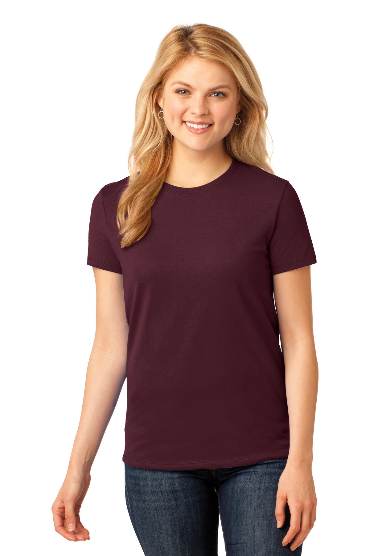 Port & Co Women's Core Cotton Tee. LPC54