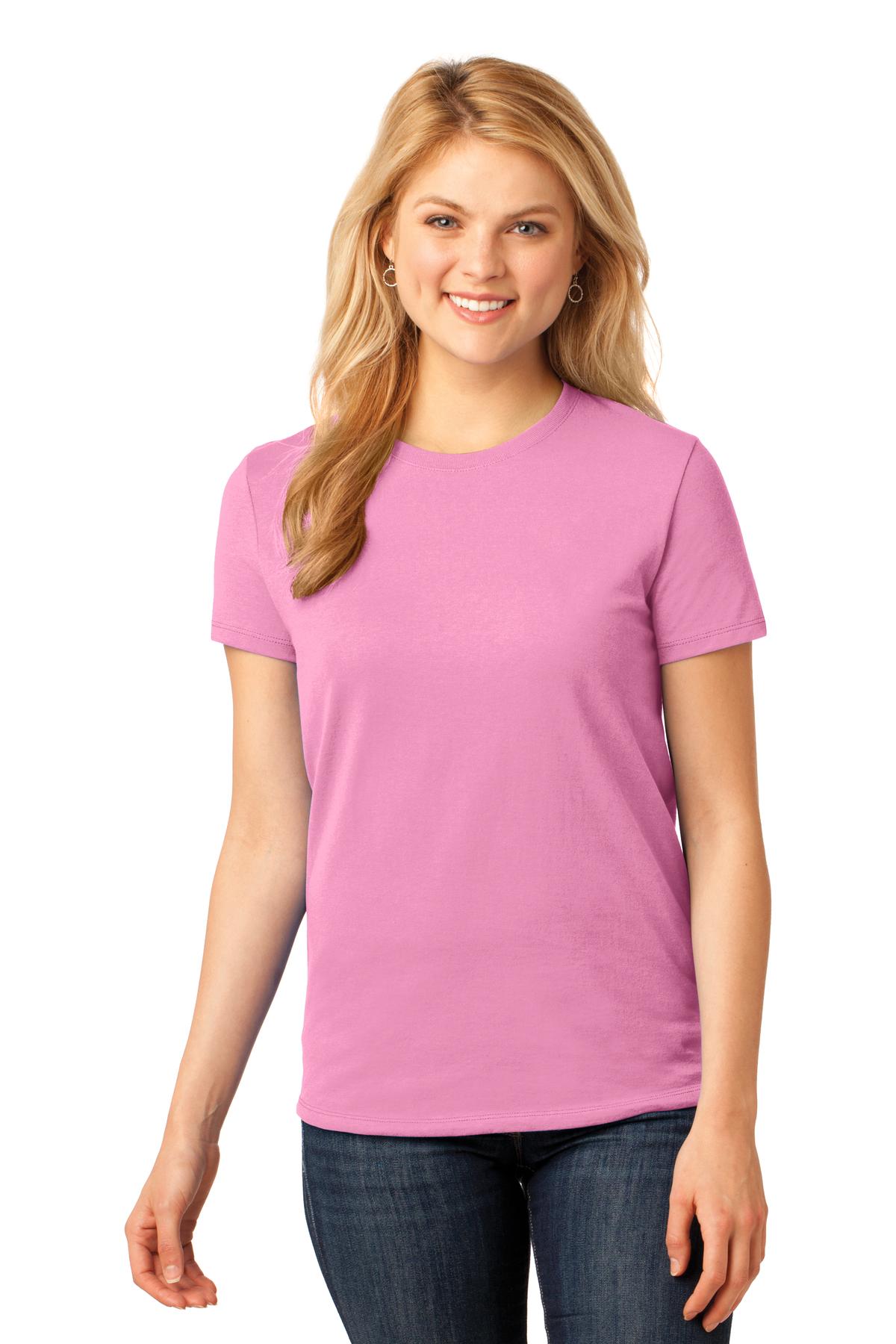 Port & Co Women's Core Cotton Tee. LPC54