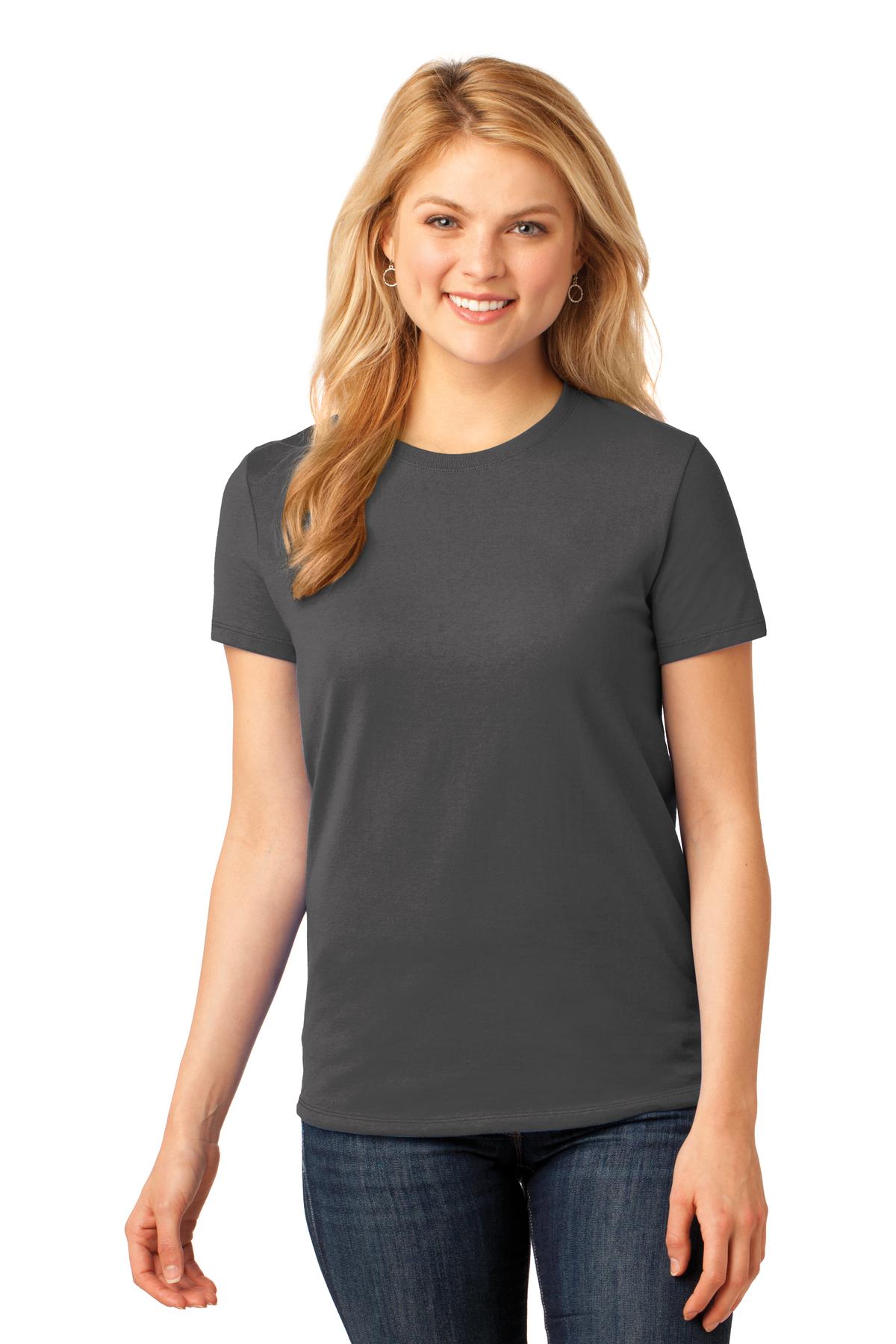 Port & Co Women's Core Cotton Tee. LPC54