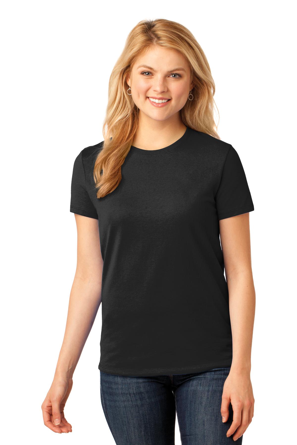Port & Co Women's Core Cotton Tee. LPC54