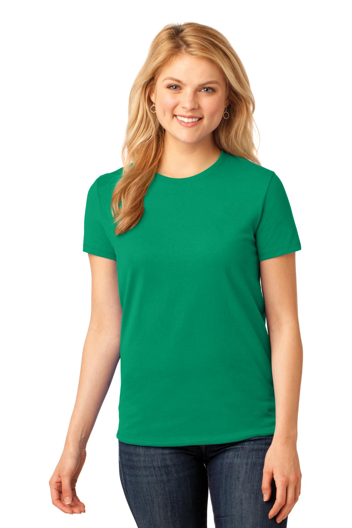 Port & Co Women's Core Cotton Tee. LPC54