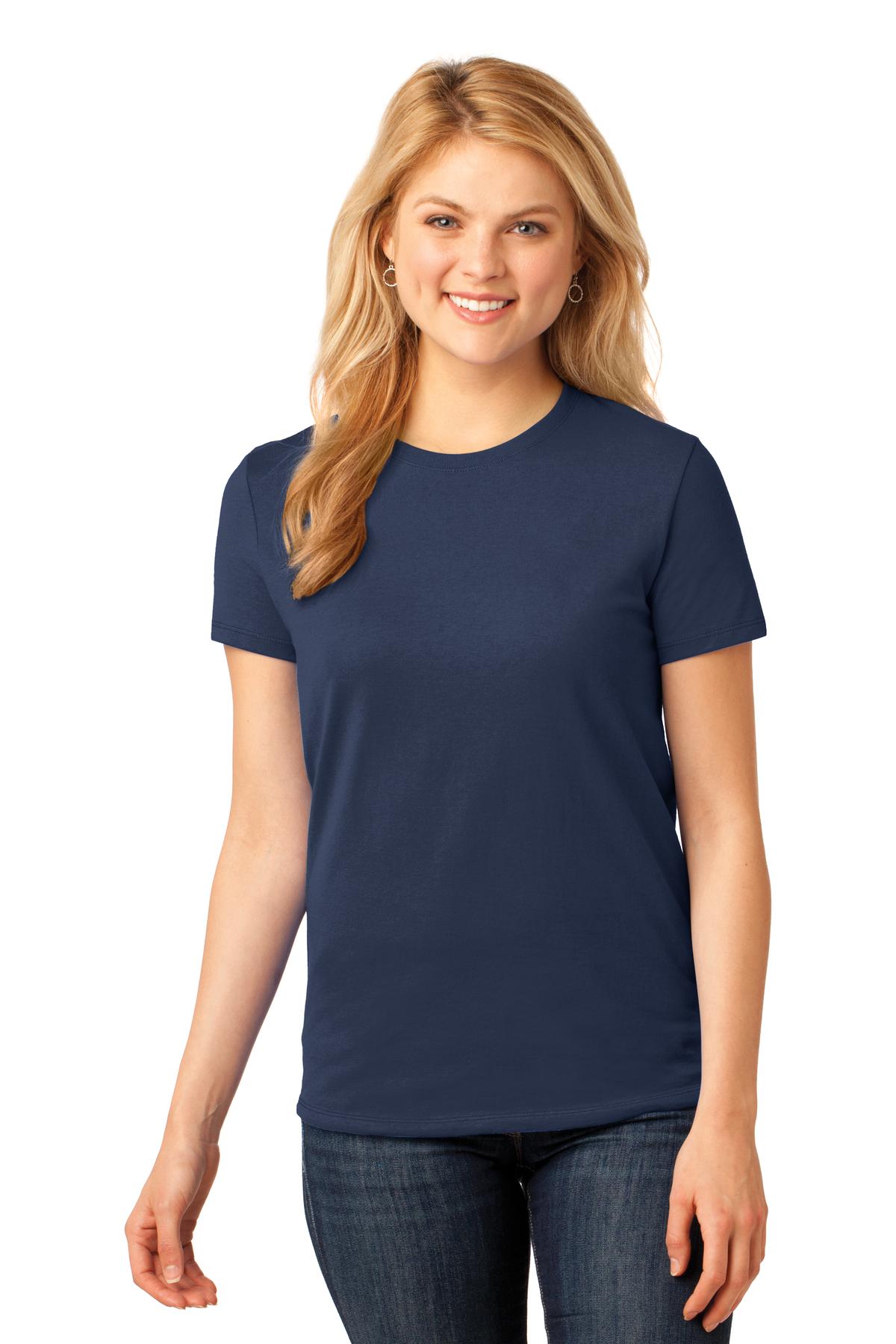 Port & Co Women's Core Cotton Tee. LPC54