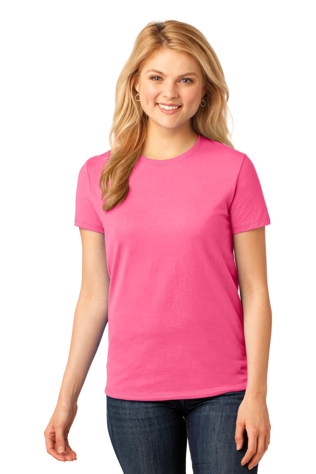Port & Co Women's Core Cotton Tee. LPC54