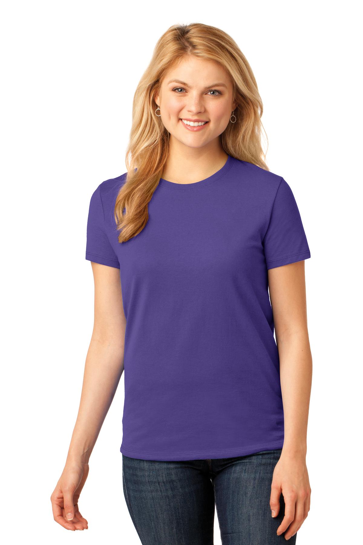 Port & Co Women's Core Cotton Tee. LPC54