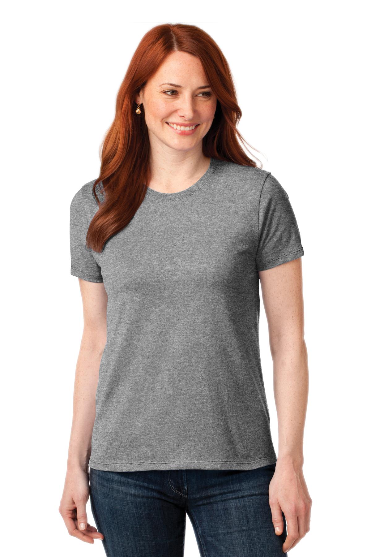 Port & Co Women's Core Blend Tee. LPC55