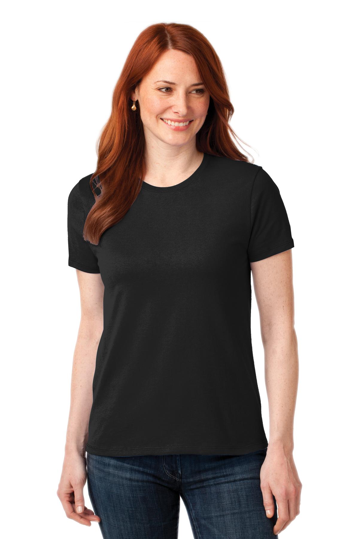 Port & Co Women's Core Blend Tee. LPC55
