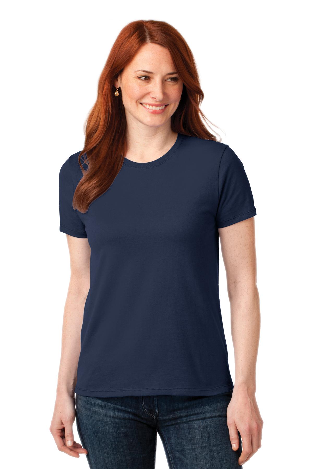 Port & Co Women's Core Blend Tee. LPC55
