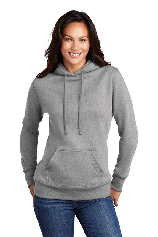 Port & Co   Women's Core Fleece Pullover Hooded Sweatshirt LPC78H