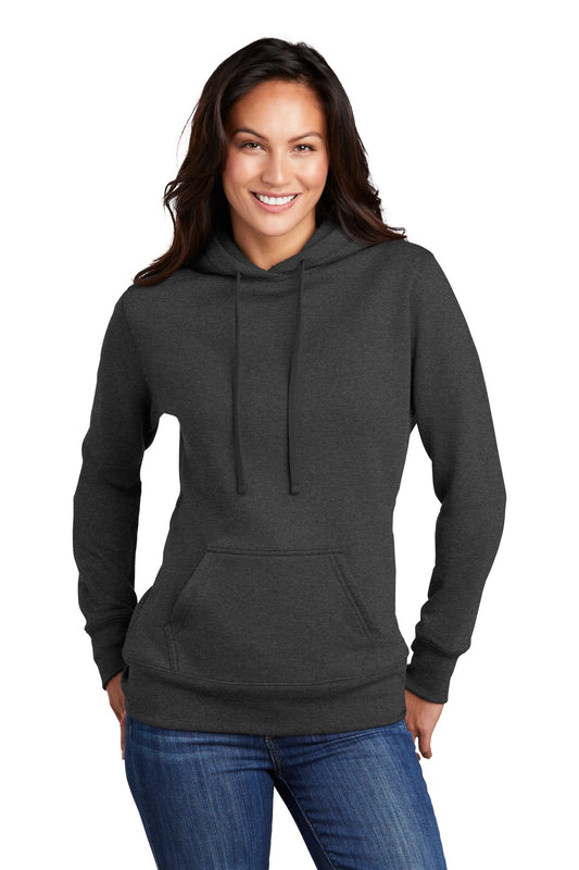 Port & Co   Women's Core Fleece Pullover Hooded Sweatshirt LPC78H