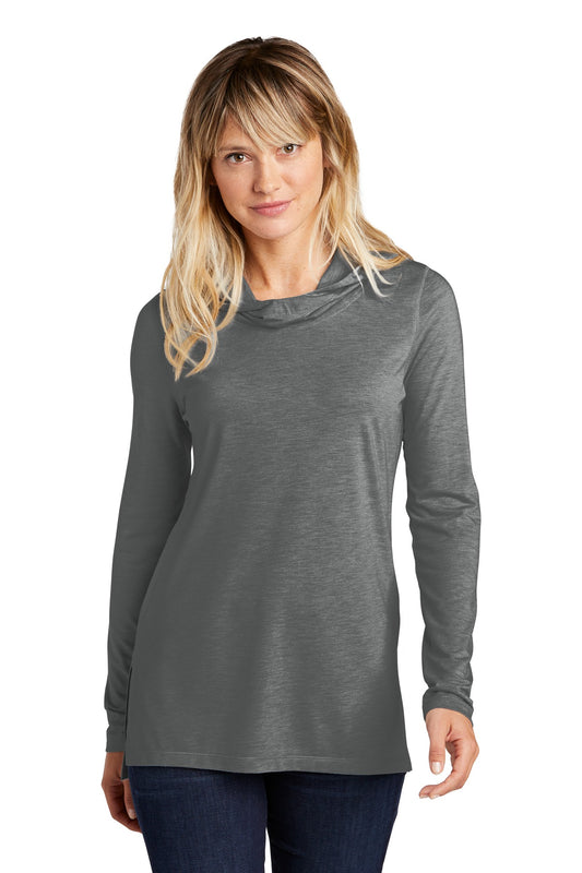 Sport-Tek Women's PosiCharge Tri-Blend Wicking Long Sleeve Hoodie LST406