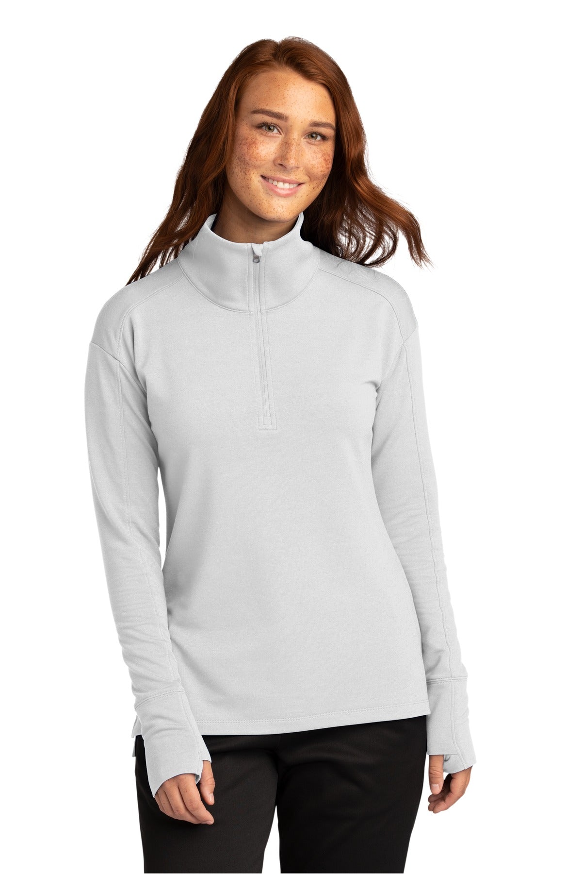 Sport-Tek Women's Sport-Wick Flex Fleece 1/4-Zip. LST561