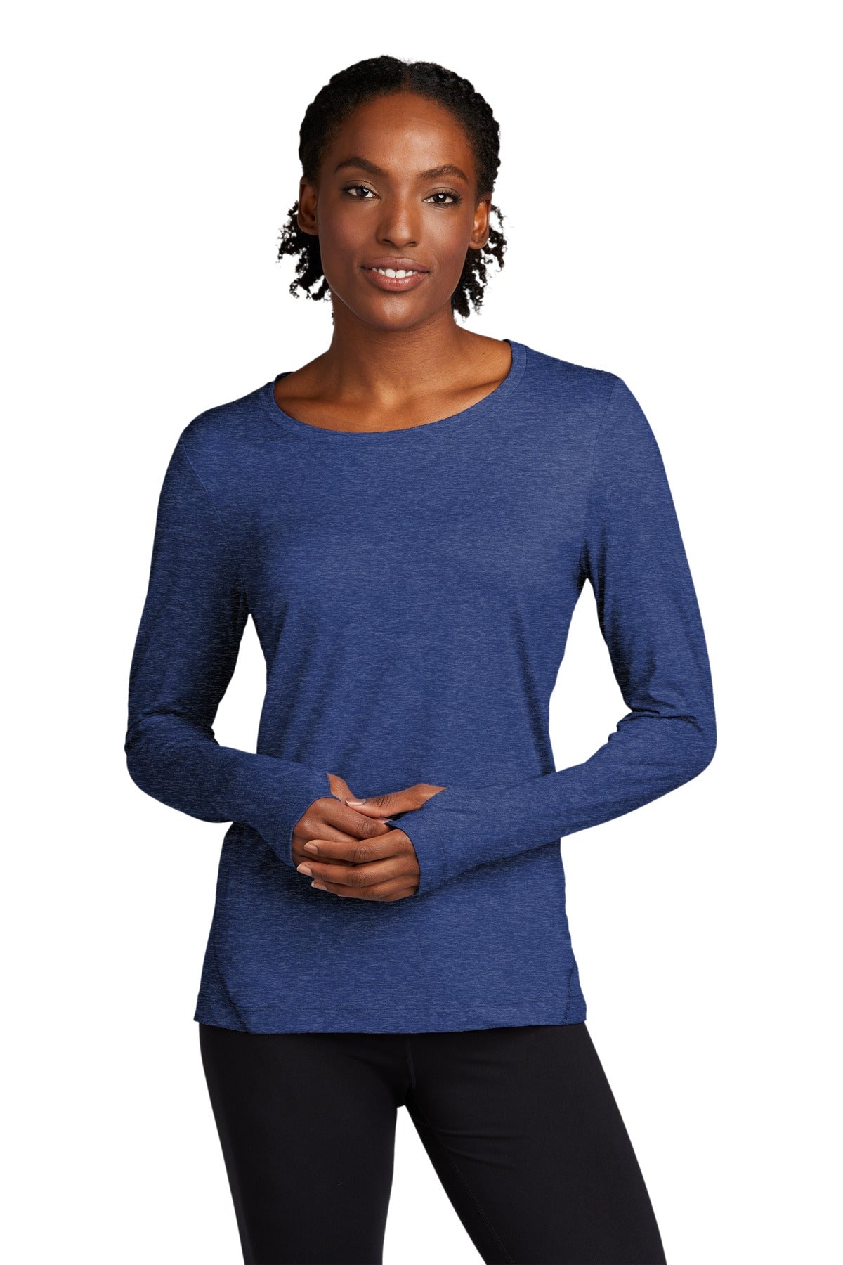 Sport-Tek Women's Exchange 1.5 Long Sleeve Crew. LST710