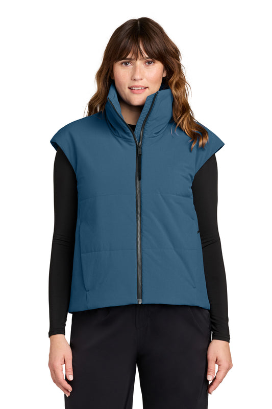MiiR ® Women's Sashiko Stretch Puffy Vest MRAW442 | Add Your Logo