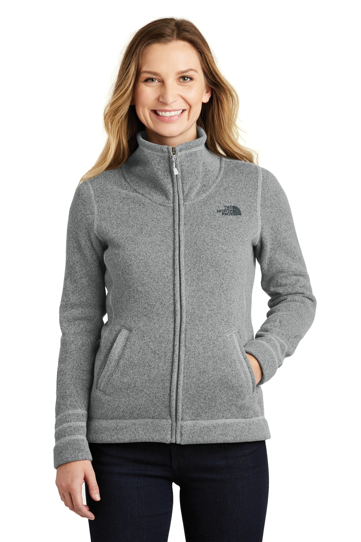 The North Face ® Women's Sweater Fleece Jacket. NF0A3LH8 | Add Your Logo