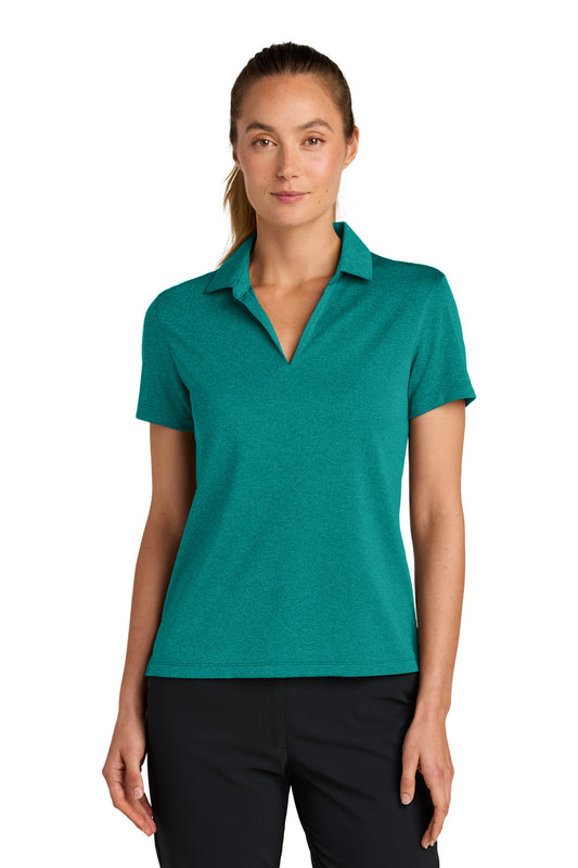 Nike Women's Dri-FIT Smooth Heather Polo NKFQ4793 | Add Your Logo