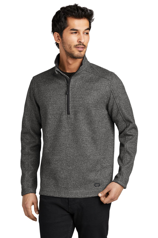 OGIO ® Grit Fleece 1/2-Zip OG729 | Add Your Logo