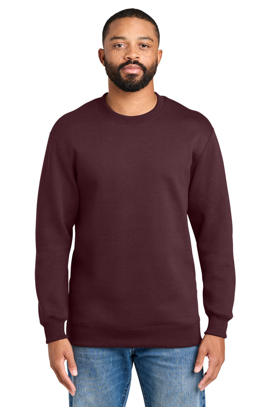 Port & Co ® Foundation Fleece Pullover Crewneck Sweatshirt PC107 | Add Your Logo