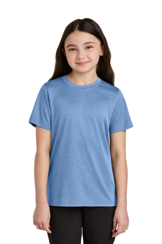 Port & Co ® Youth Heather Performance Tee PC390Y | Add Your Logo