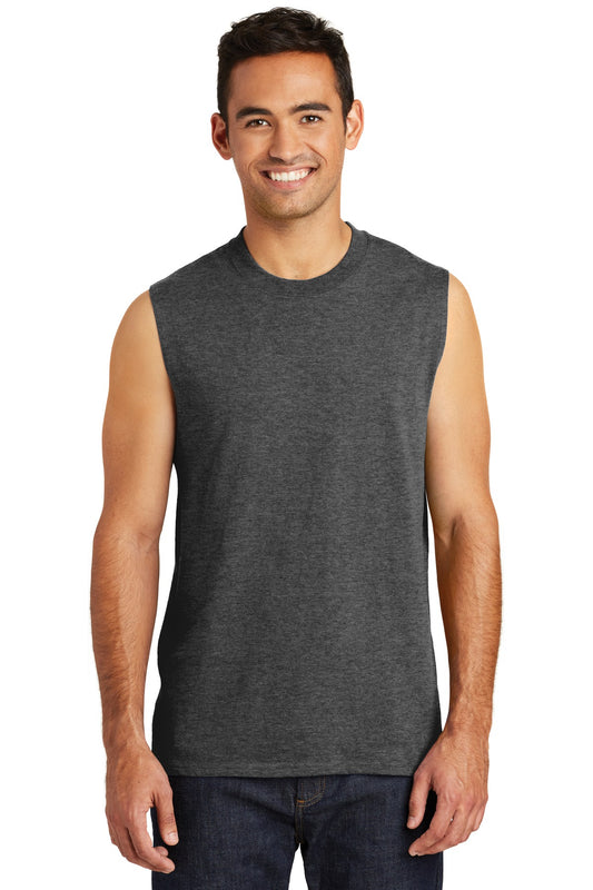 Port & Co Core Cotton Sleeveless Tee. PC54SL