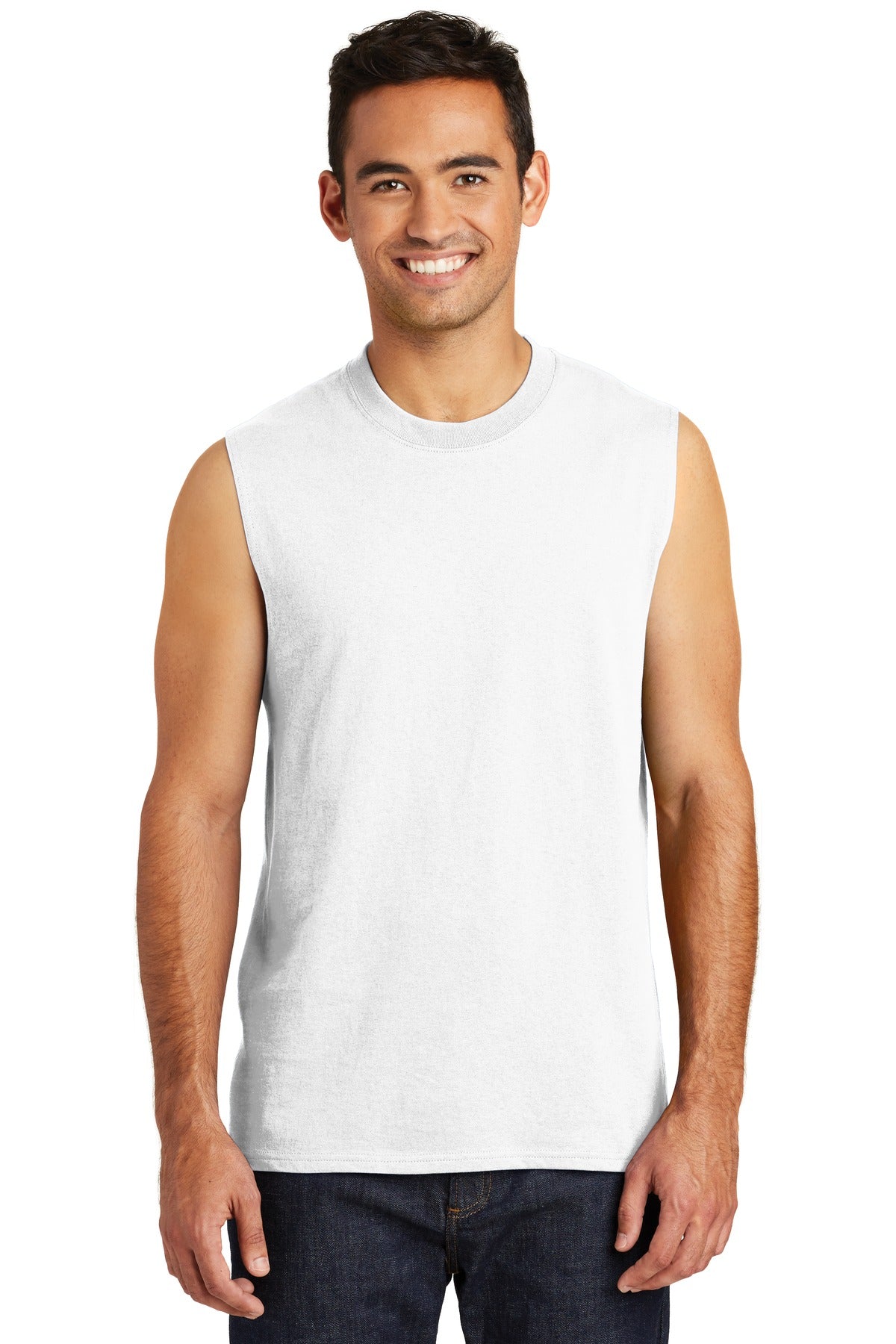 Port & Co Core Cotton Sleeveless Tee. PC54SL