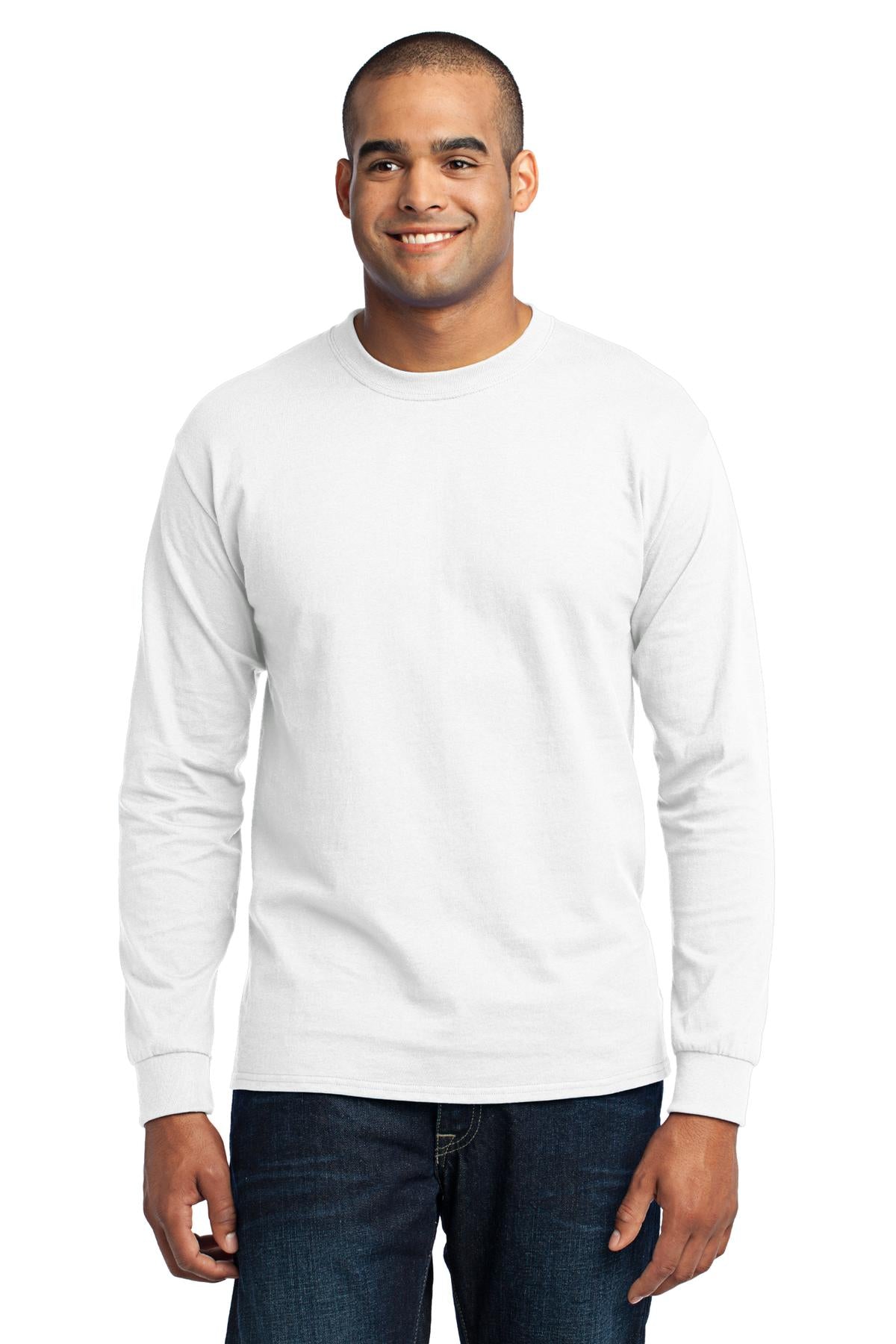 Port & Co Tall Long Sleeve Core Blend Tee. PC55LST