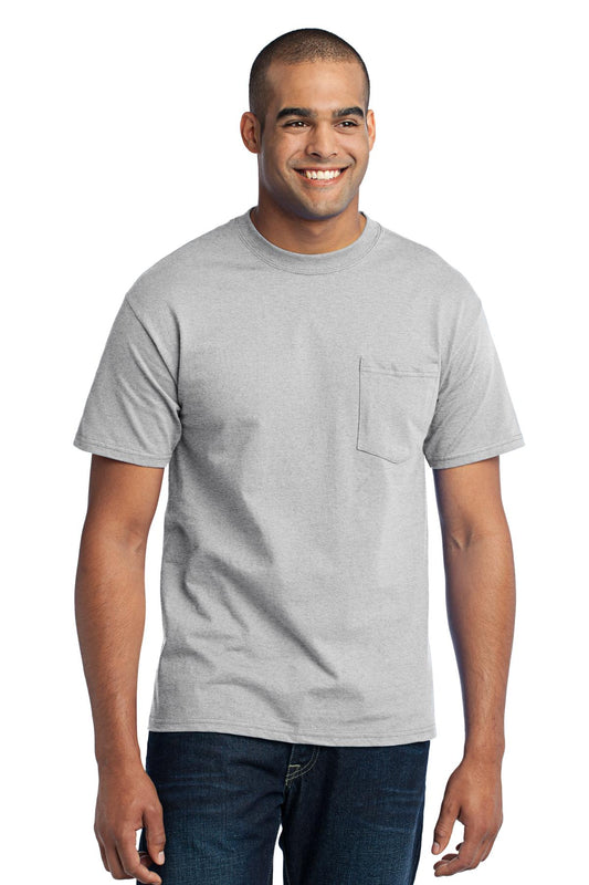 Port & Co Tall Core Blend Pocket Tee. PC55PT