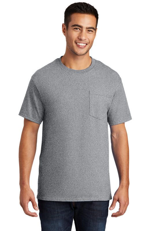 Port & Co Essential Pocket Tee. PC61P