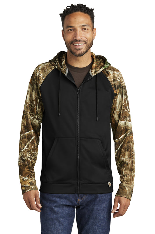 Russell Outdoors   Realtree   Performance Colorblock Full-Zip Hoodie RU452
