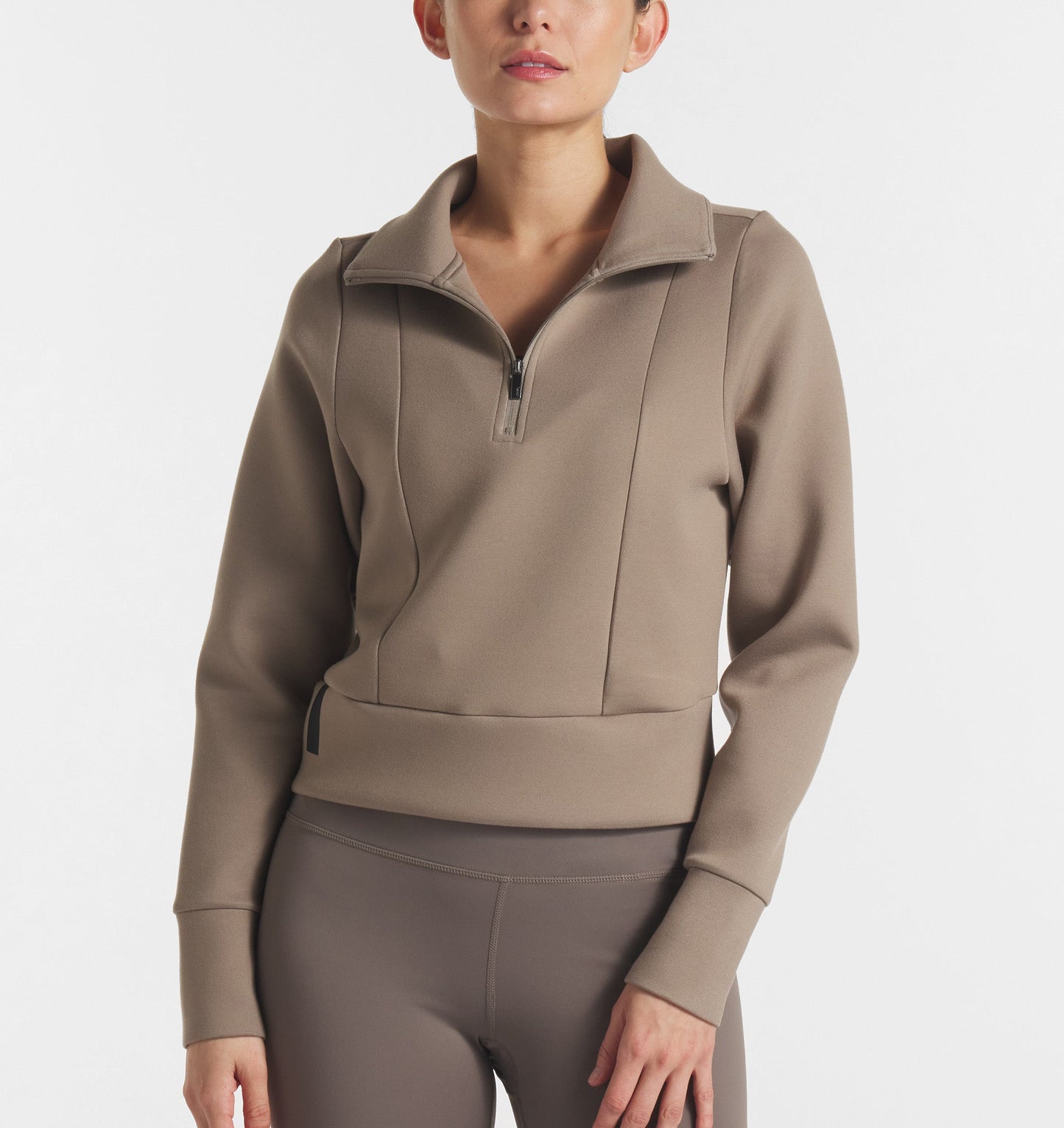 UNRL LuxBreak Half Zip Pullover – Black