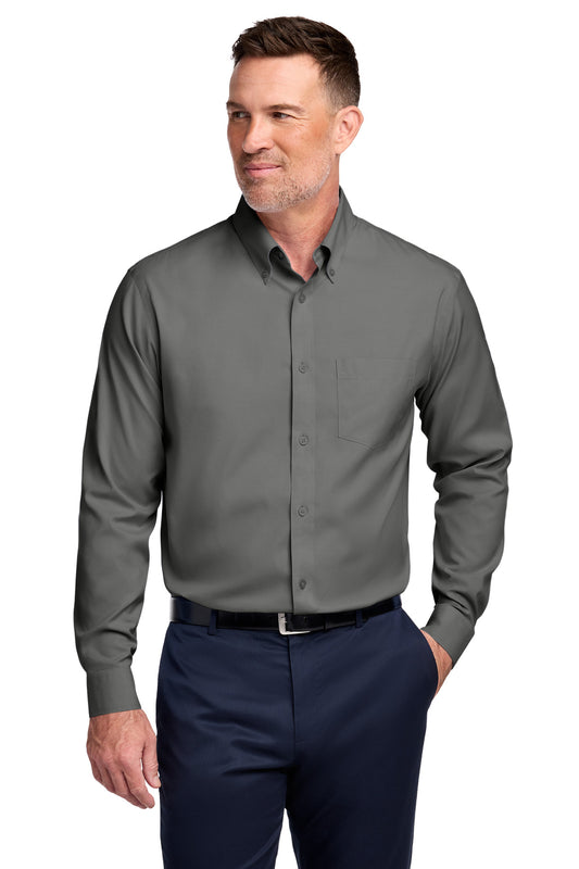 Brooks Brothers Tall Wrinkle-Free Stretch Pinpoint Shirt TBB18000