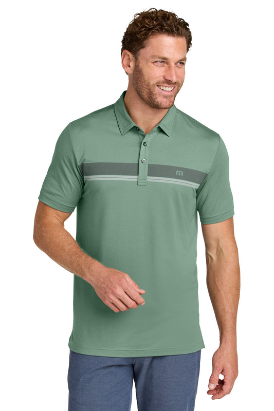 TravisMathew Glenview Stripe Polo TMA41462 | Add Your Logo