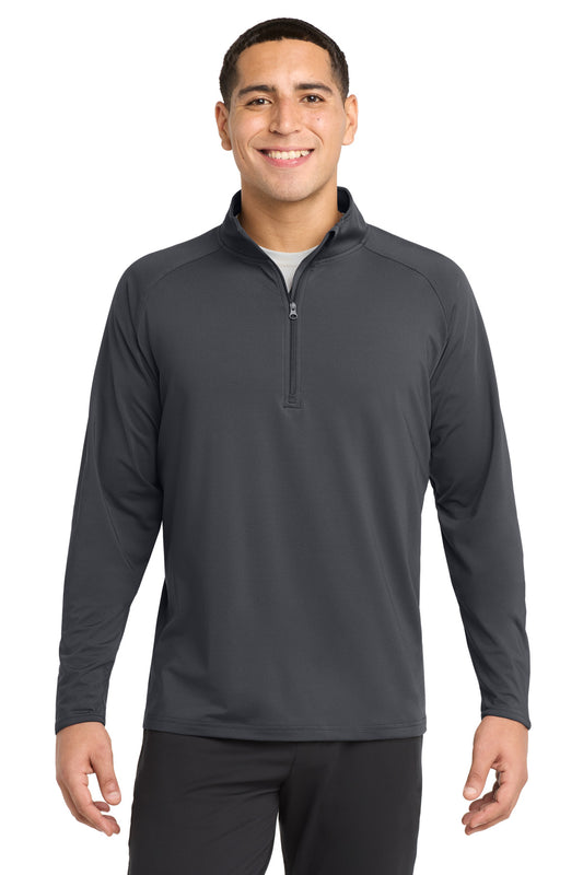 Sport-Tek Tall Sport-Wick Stretch 1/4-Zip Pullover. TST850