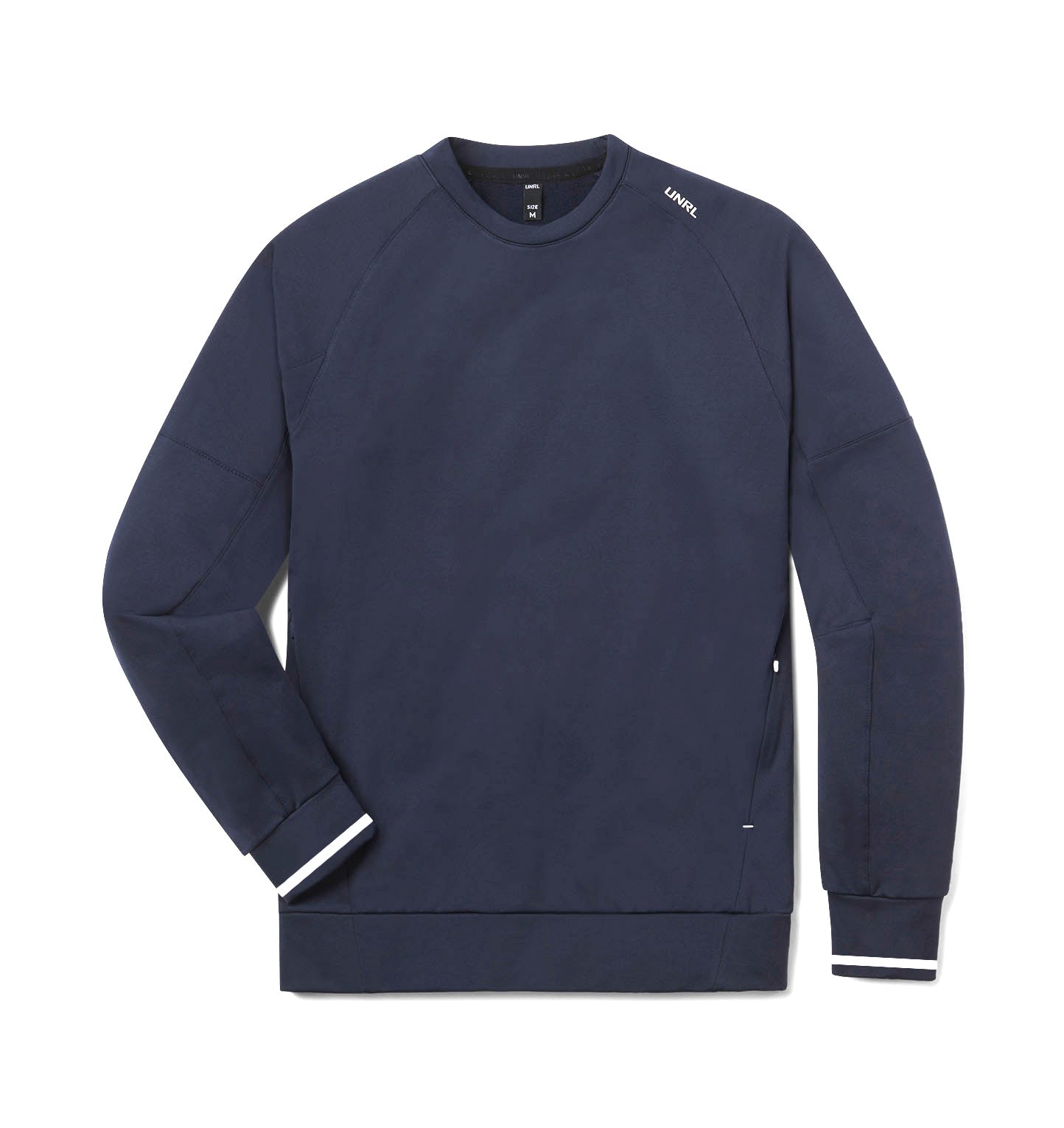 UNRL Crossover Crewneck – Striped Navy