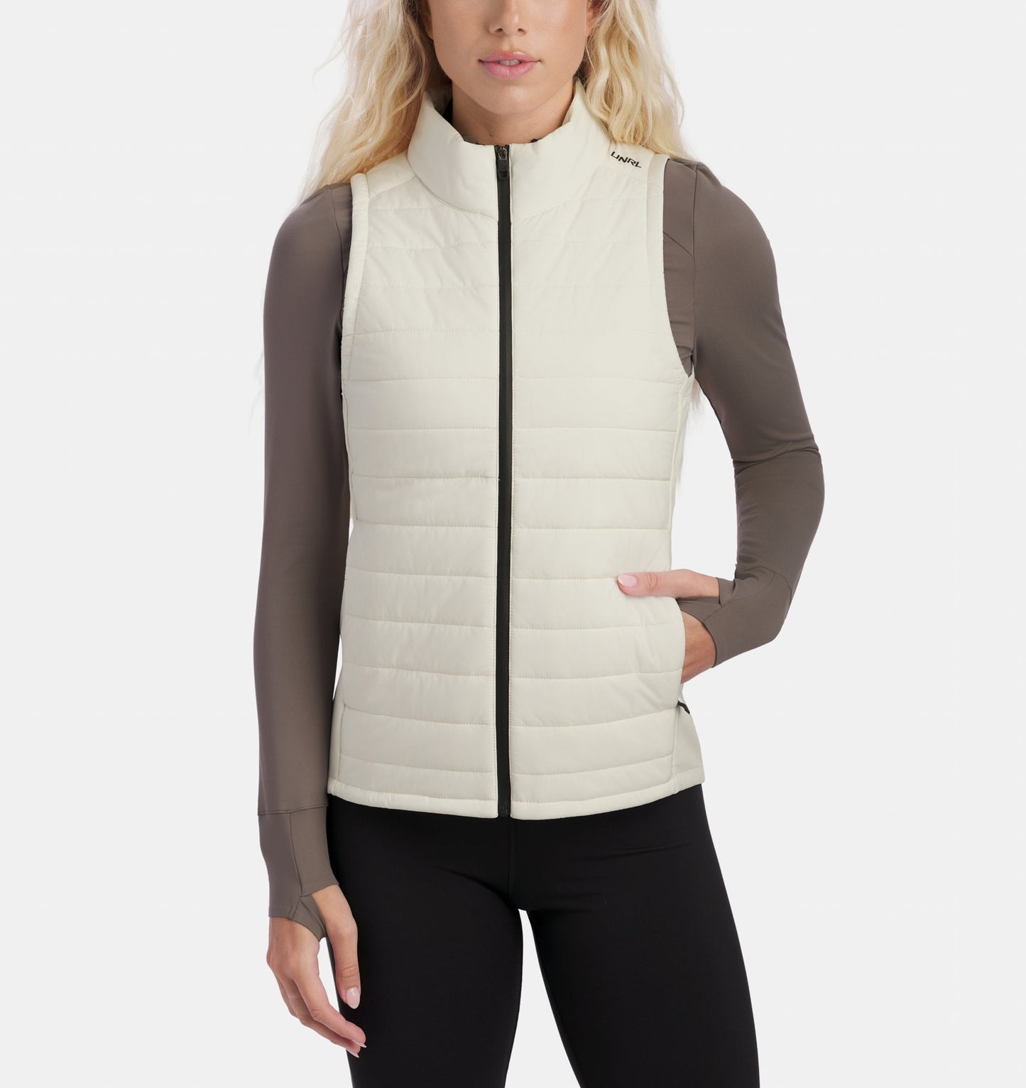UNRL Womens Vancouver Quilted Vest – Pine